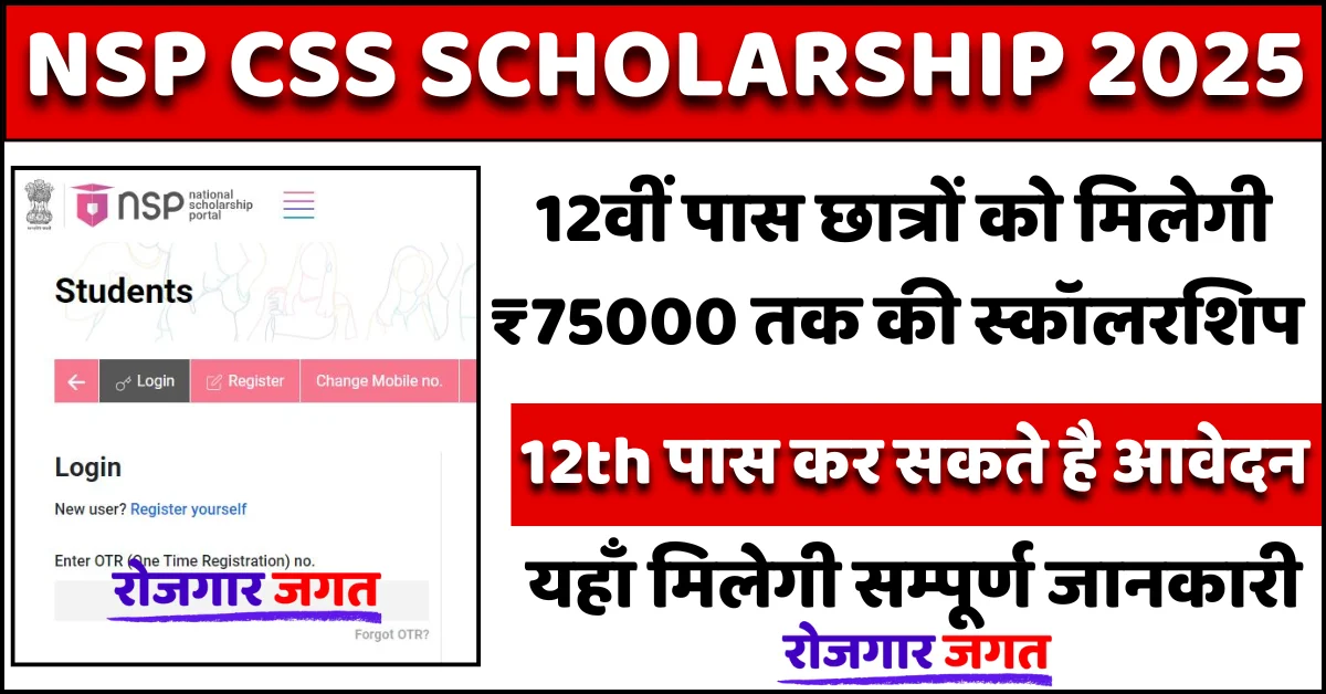 NSP CSS Scholarship 2025