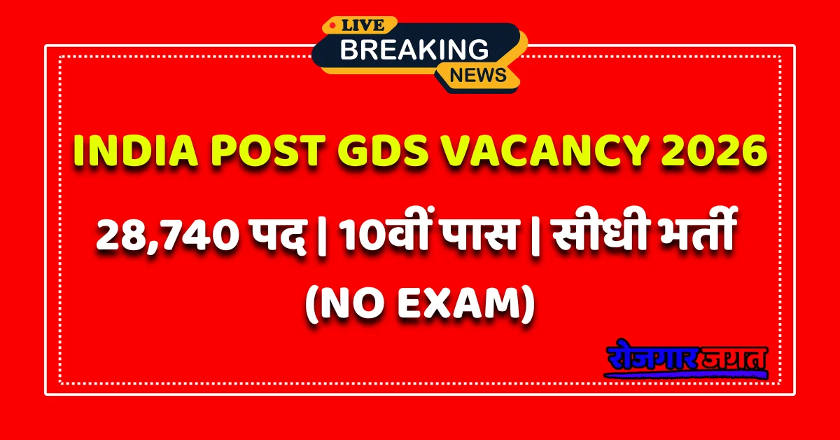 India Post GDS Vacancy 2026